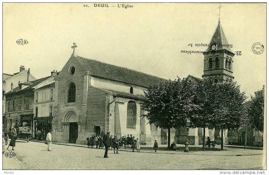 95 . DEUIL .  L'EGLISE . - Deuil La Barre