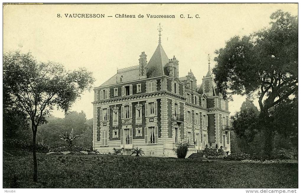 92 . VAUCRESSON .  CHATEAU DE VAUCRESSON . - Vaucresson