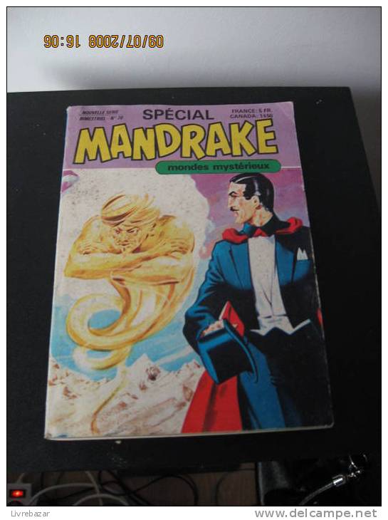 Ancien Spécial MANDRAKE MONDES MYSTERIEUX Nouvelle Série N°20 éditions Des Remparts - Mandrake