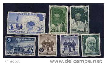 Australie Antarctique 1957-61, Explorateurs, Manchots - Andere & Zonder Classificatie