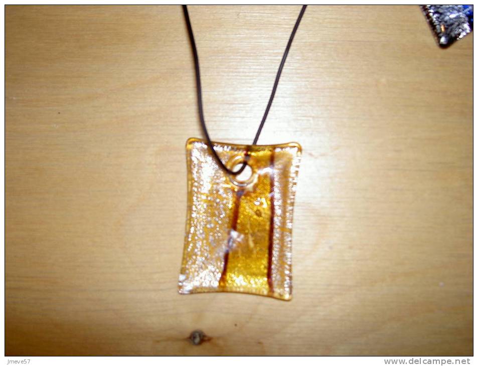 Bijoux, Pendentif, Collier, En Verre De Murano - Colgantes