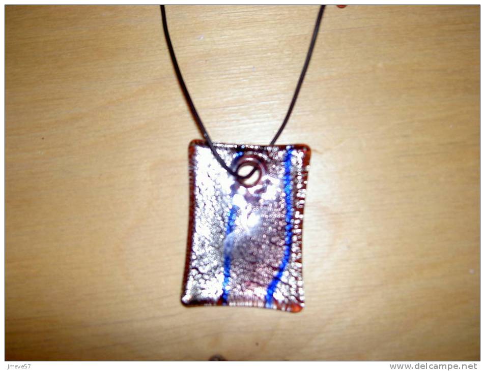 Bijoux, Pendentif, Collier, En Verre De Murano - Colgantes