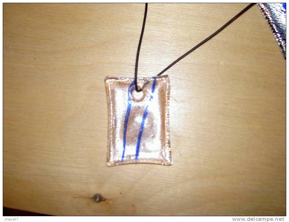 Bijoux, Pendentif, Collier, En Verre De Murano - Anhänger