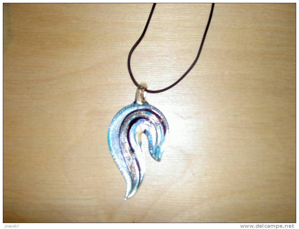 Bijoux, Pendentif, Collier, En Verre De Murano - Colgantes