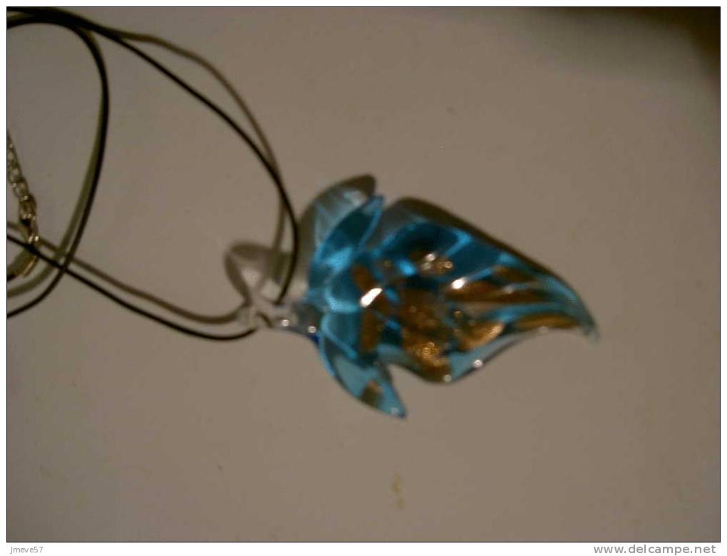 Bijoux, Pendentif, Collier, En Verre De Murano - Pendants