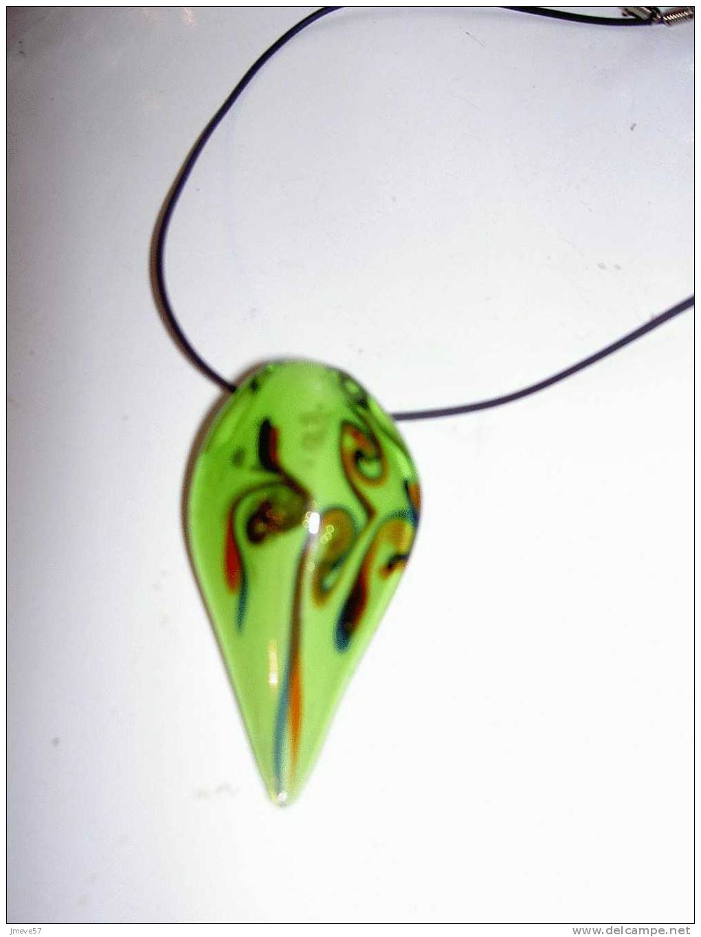 Bijoux, Pendentif, Collier, En Verre De Murano - Pendants