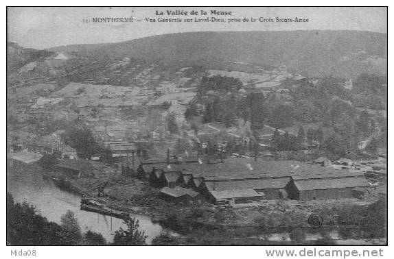 08. MONTHERME. VUE GENERALE SUR LAVAL DIEU, PRISE DE LA CROIX SAINTE ANNE. - Montherme