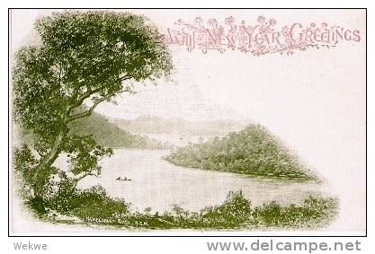 NSW072/ Neujahr/New Year 1899. Hawkesbury River (Fluss) - Entiers Postaux