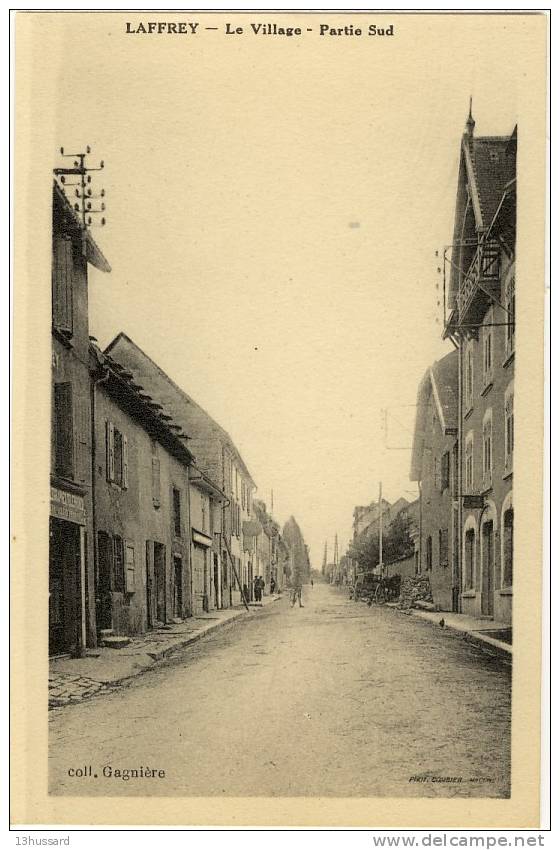 Carte Postale Ancienne Laffrey - Le Village, Partie Sud - Laffrey