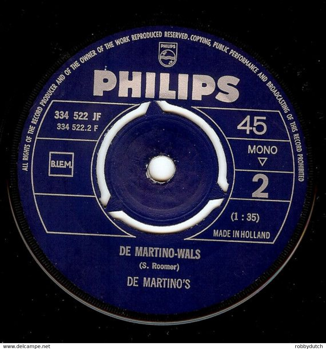 * 7" * DE MARTINO'S - LATER MISSCHIEN (Holland 196?) - Other - Dutch Music