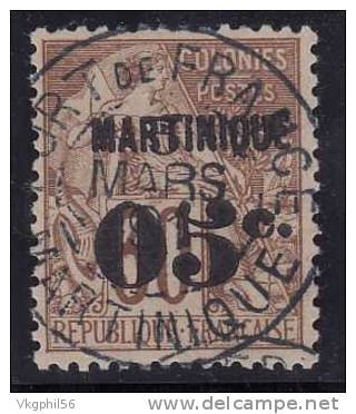 Martinique N° 12  Superbe Oblitération Centrale De  1891    Cote 25 Euros - Other & Unclassified