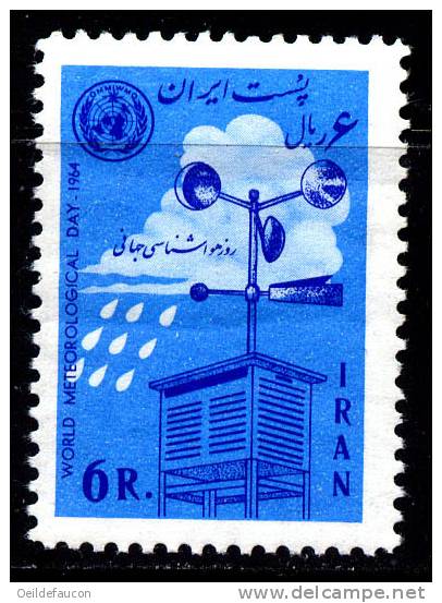 IRAN - Yvert - 1069**   -  Cote 2 € - Climate & Meteorology