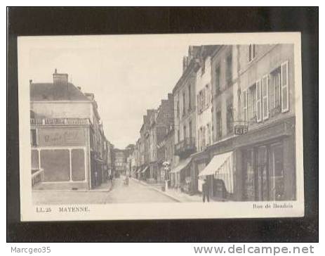 30068 Mayenne Rue De Baudais  édit.cap LL N° 25 Magasins  Belle Carte - Mayenne