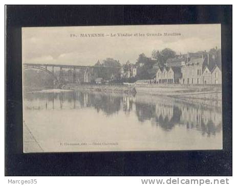 30079 Mayenne Le Viaduc & Grands Moulins  édit.chouasnet N° 59 Chemin De Fer  Belle Carte - Mayenne