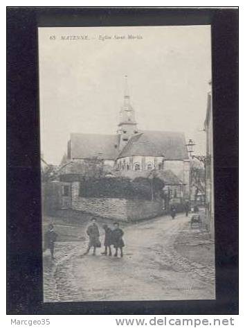 30082 Mayenne église St Martin  édit.chouasnet N° 63  Belle Carte - Mayenne