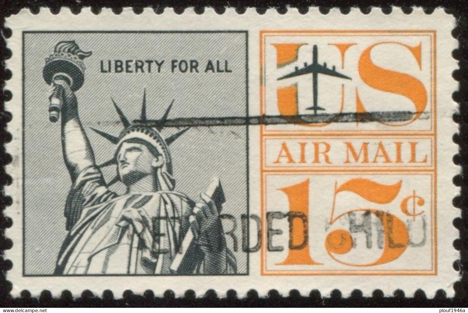 Pays : 174,1 (Etats-Unis)   Yvert Et Tellier N° : Aé   59 (o) - 3a. 1961-… Oblitérés