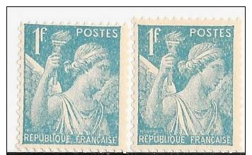 VARIETE N°650 TIMBRE FRANCE LUXE 1944 TIMBRE + PETIT VOIR SCANN ET DESCRIPTION - Neufs