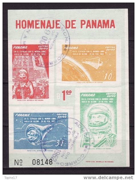 Panama 1962 Bloc Feuillet Oblitération Premier Jour - América Del Sur