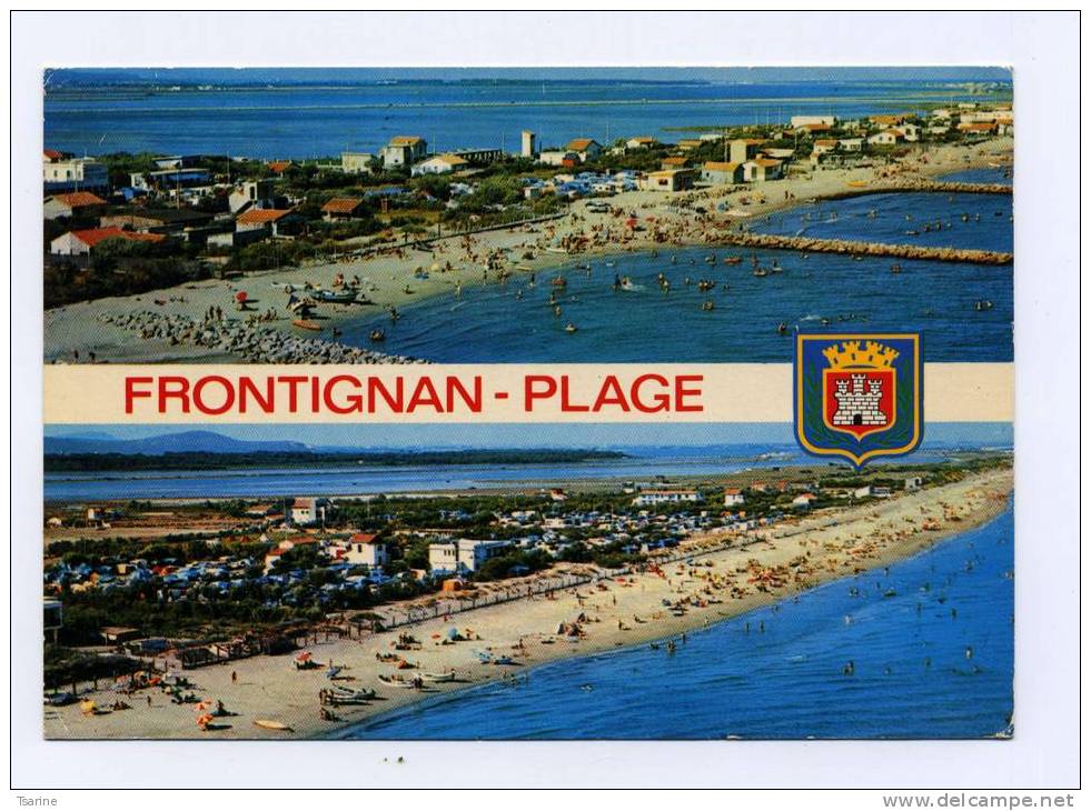 34 - Lot De 2 Cartes En Vue Sur Frontignan Plage - Frontignan