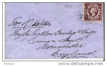 NSW079/ Raymond Terrace 1867 (261 Clear) Klarer Stempel - Briefe U. Dokumente