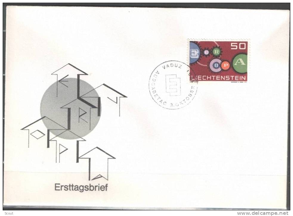 LIECHTENSTEIN - 1961 - EUROPA - FDC - 1961