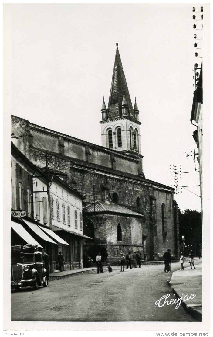 32 - GERS - NOGARO - RUE Du DOCTEUR COUECOU - EGLISE ST NICOLAS - - Nogaro