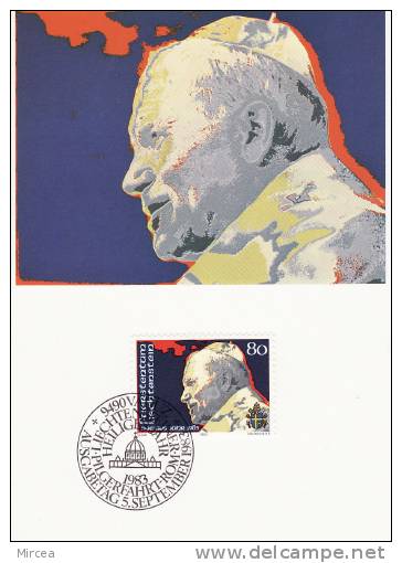 4284 - Liechtenstein 1983 - Maximumkaarten