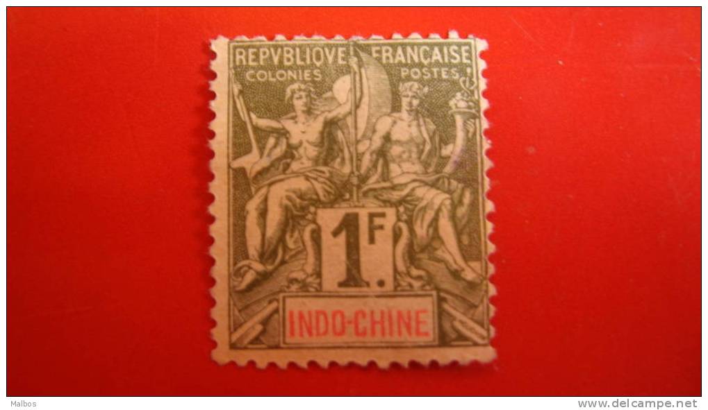 INDOCHINE (Fr) N°15 (*) Sans Gomme - Without Glue - Unused Stamps