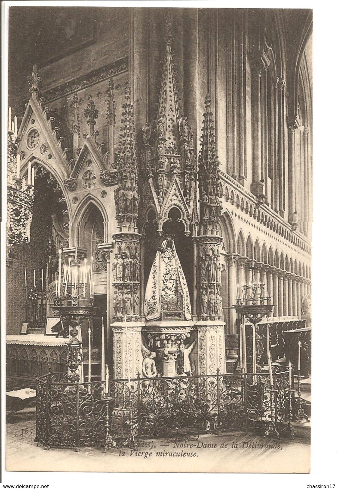 14  - Lot De 2 Cartes - Intérieur De La Basilique De N.-D. De  LA  DELIVRANDE  -  La Vierge Miraculeuse - La Delivrande