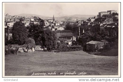 Annonay - Vue Générale :  Carte Photo - Annonay