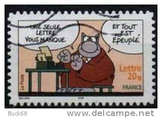 FRANCE 3826 (o) Le Chat De GELUCK Une Seule Lettre ... ( Bédé Bande Dessinée Comic Comics ) - Comics