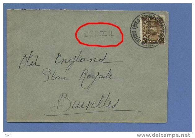 341 Op Brief Met Stempel ATH +  Naamstempel (griffe) BELOEIL - 1931-1934 Quepis