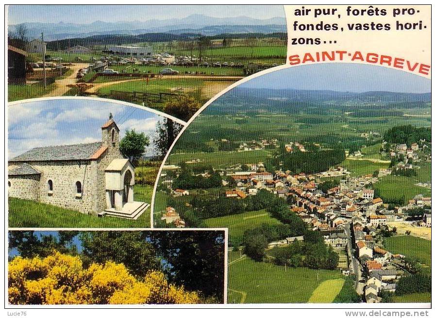 SAINT AGREVE -  4 Vues -  N° A 53896 - Saint Agrève