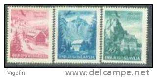 YU 1951-655-7 ALPINIEN, YUGOSLAVIA, 1 X 3v, MNH,** - Unused Stamps