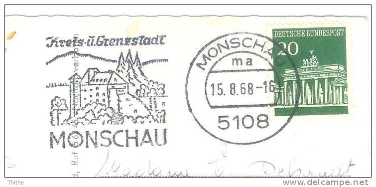 MONSCHAU Mit Haller-Ruine - Monschau