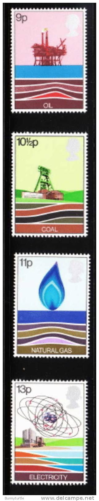 Great Britain 1978 Wealth Of Energy Resources Coal Oil Natural Gas MNH - Ungebraucht