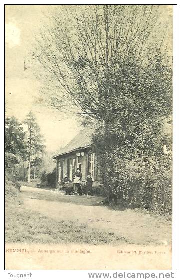 Belgique:KEMMEL:Auberge Sur La Montagne.1910. - Autres & Non Classés