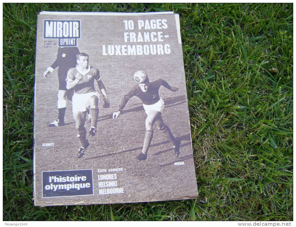 Miroir Sprint N°9575 Octobre 1964-france --luxembourg-londres-helsinki-melbourne Etc...2121- - Autres & Non Classés