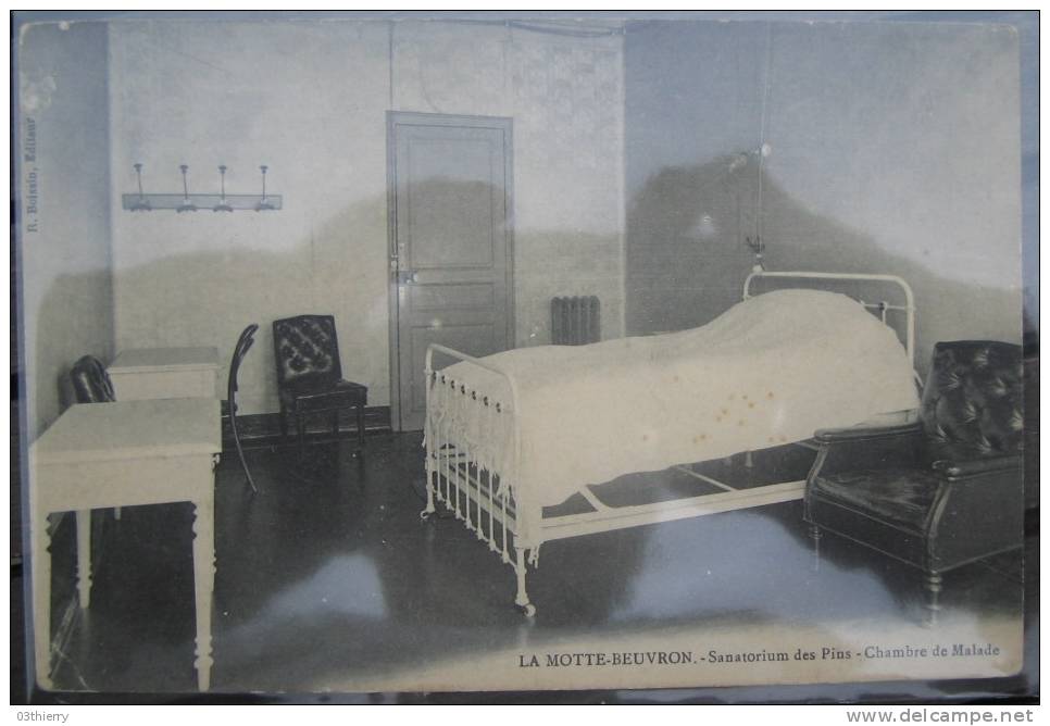 CPA 41-LA MOTTE BEUVRON-SANATORIUM DES PINS-CHAMBRE DE MALADE- - Lamotte Beuvron