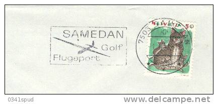 1991 Suisse Samedan Golf  Volo A Vela  Vol A Voile - Golf