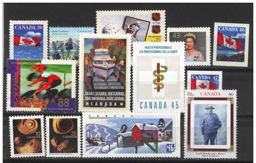 CANADA - Collection De 13 TP Différents Entre 1123 Et 1829 - Tous N* Ou (N) - Collections