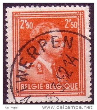 Belgie Belgique COB 846 Cote 0.35 € ANTWERPEN - 1936-1957 Collar Abierto