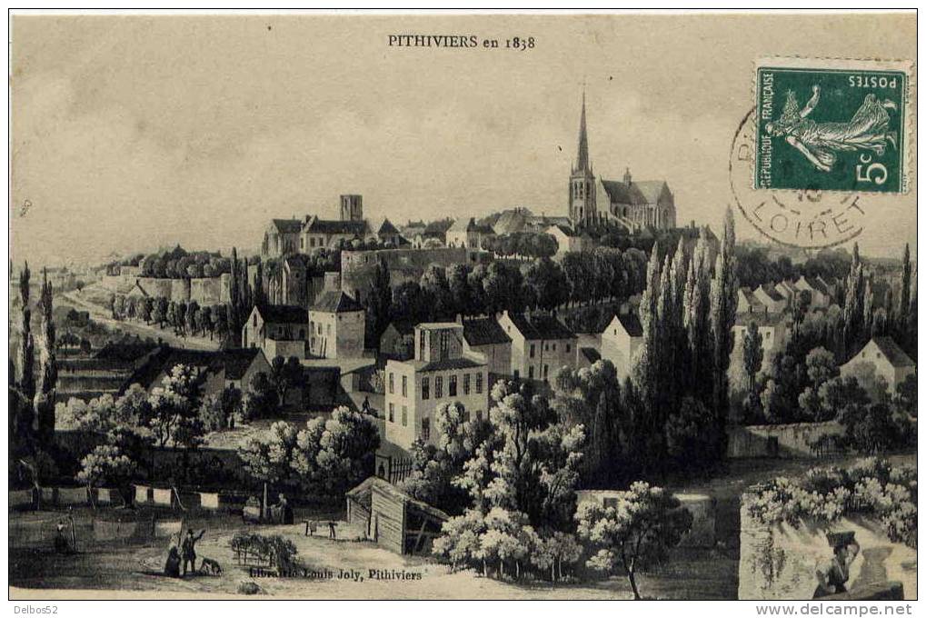 Pithiviers ( Loiret ) - Vue De Pithiviers En 1938 - Pithiviers