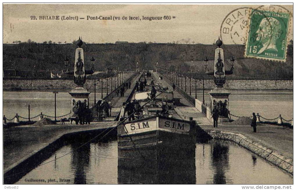 Briare ( Loiret ) - POnt Canal ( Vu De Face ) - Briare