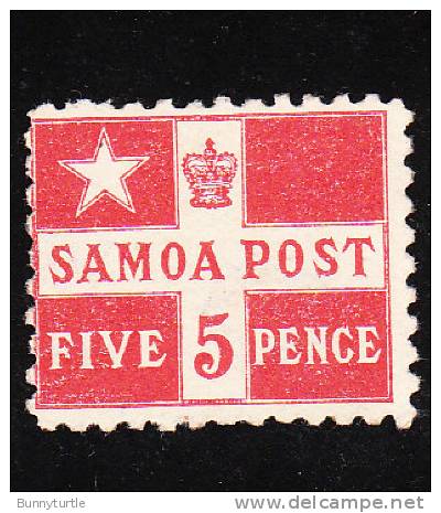 Samoa 1894-95 Flag Design 5p Mint - Samoa