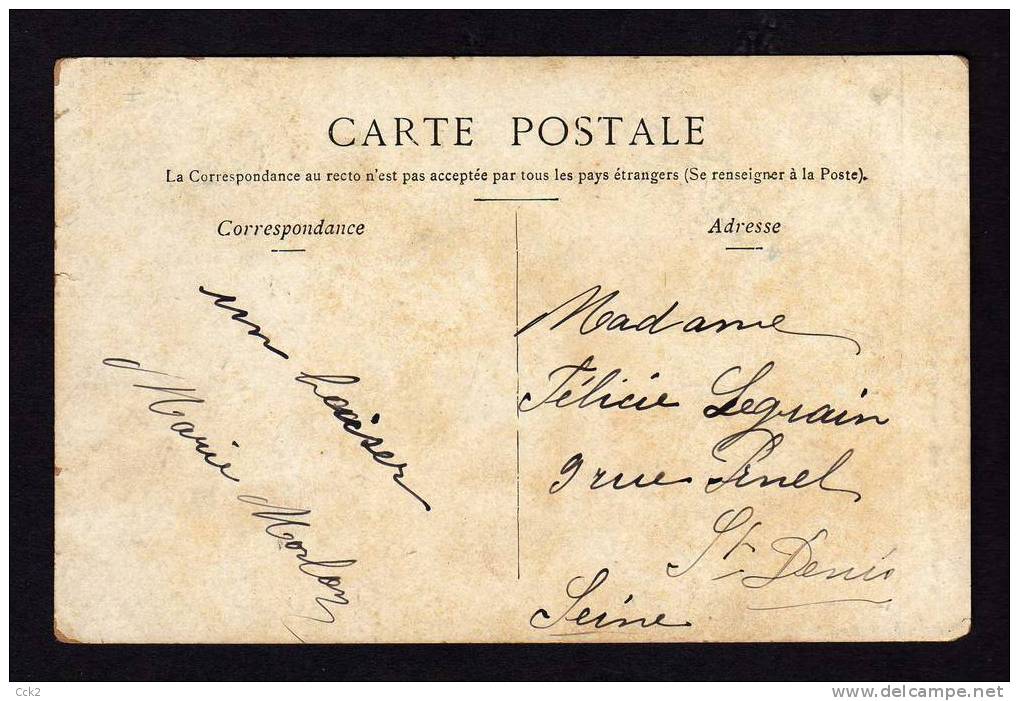 1904 FRANCE CARTE POSTALE –SAINT JUST-EN- CHAUSSEE-L’Hotel De Ville - Cartas & Documentos