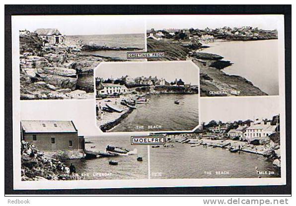 Real Photo Postcard Launch Of Lifeboat Moelfre Anglesey Wales  - Ref B144 - Anglesey