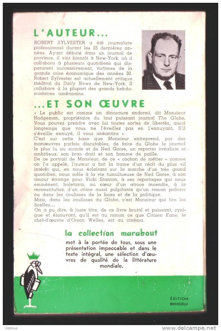 " L'école Du Scandale ", Par Robert SYLVESTER - MARABOUT N°55 ***. - Aventura