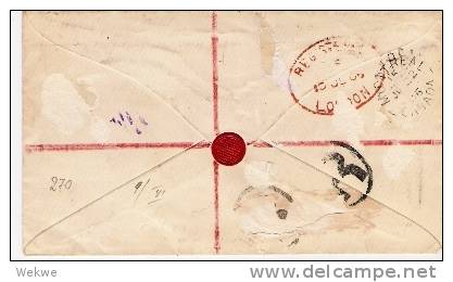 WA017/ Swan 5 D, 12 X 12 ½ Nach Canada, 1906 - Covers & Documents