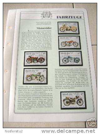 Themenblatt Fahrzeuge - Motorräder 2 - Motos
